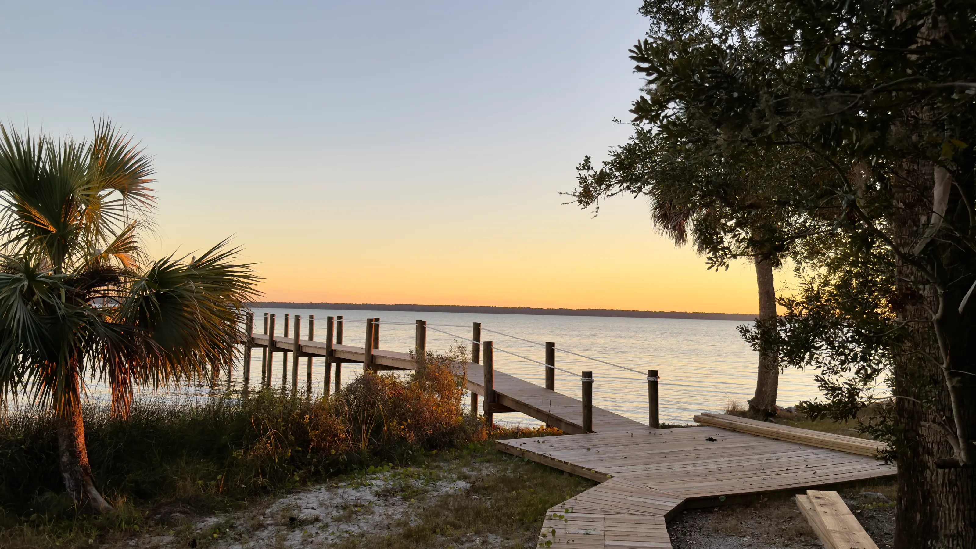 St. Vincent Sound and the bay beyond it.
